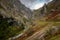 Ruta del Cares trail nature landscape in Picos de Europa national park, Spain