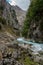 Ruta del Cares trail nature landscape in Picos de Europa national park, Spain