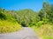 Ruta panoramica road in Puerto Rico. USA. this road is little used by tourists but allows to leave the tourist circuit and offers