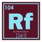 Rutherfordium chemical element