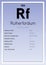 Rutherfordium Periodic Table Elements Info Card (Layered Vector Illustration) Chemistry Education