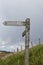 Ruthven Barracks - signpost - Scotland