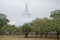 Ruwanweli Seya or Ruwanveli Dagaba temple in Anuradhapura  Sri Lanka with no people