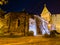 Ruzica church in Kalemegdan fortress  at night, Belgrade