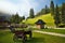 Ruzomberok - Cutkovska Valley: An old horse carriage in the area of entrance to Cutkovska valley.