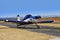 RV-8 Stunt Plane Taxiing for Takeoff