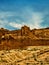 RV, driving through the Arches National Park, UT, USA