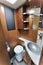 RV washroom toilet sink shower cabinet