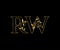 RW Letter Classy Floral Logo