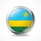 Rwanda flag button
