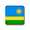Rwanda flag  button icon isolated on white background