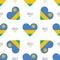 Rwanda flag patriotic seamless pattern.