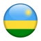 Rwanda Flag Vector Round Icon