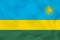 Rwanda waving flag. Rwanda national flag background texture