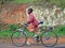 Rwandan Boy on Bycycle