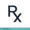 RX Letter Medical Icon Vector Logo Template Illustration Design. Vector EPS 10