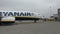 Ryanair aeroplanes, London