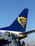 Ryanair airlines aircraft tail logo