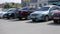 Ryazan, Russia - July 27, 2019: Car parking near the mall