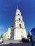 Rybinsk, Russia. - June 3.2016. The Belltower of the Savior-Transfiguration Cathedral in Rybinsk.