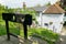 Rye East Sussex England. View of ancient punishment stocks