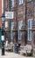 RYE,UK / 1st of JUNE 2014 - Wooden benches on the street by the Grammar School Records shop