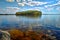 Rymmen lake island on HÃ¶gakull natural reserve
