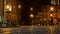 Rynok Square at Night in Lviv City.