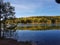 RÃ¶sjÃ¶n sweden lake autumn reflection leaves