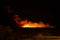 S`Albufera, Majorca, Spain - September 26 2020: The fire that lasts more than 24 hours in s`Albufera in the next to Can Picafort