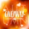 It`s Autumn Giveaway Time Lettering text poster. Typography for promotion in social media on blurred background. Free gift raffle,