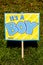 It\'s A Boy Lawn Sign