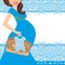 It`s A boy! - pregnant woman card