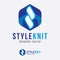 S Brand Style Knit Fashion Logo Design