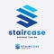 S Branding Stair and Elevator Logo Design