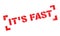 It s Fast rubber stamp