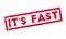 It s Fast rubber stamp