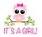 ItÂ´s a girl baby shower or newborn