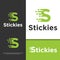 S initial logo vector for stickies