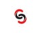 S letter infinity icon logo