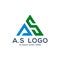 A.s logo concep, initial As  illustration