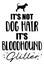 It`s not dog hair, it`s Bloodhound glitter