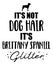 It`s not dog hair, it`s Brittany Spaniel glitter