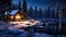 It\\\'s a quiet Christmas evening, and you find yourself in a rustic cabin nestled deep in the woods, generative ai