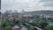 It\'s raining in the city top view