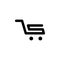 S shape Shopping chart icon.