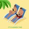 It s Summer time. Summer party concept. Fun, party, background, vector, picture, art, image, design, travel, poster