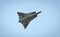 Saab 35 Draken with double delta wing in flight