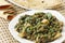 Saag Matter is an north Indian vegetarian dish