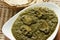 Saag Mushroom it is a north Indian vegetable